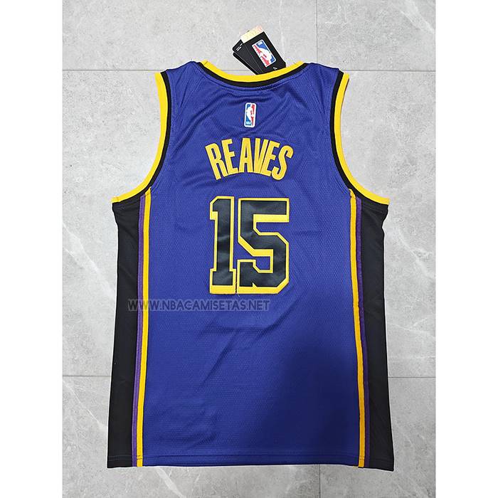 Camiseta Los Angeles Lakers Austin Reaves NO 15 Statement 2022-23 Violeta